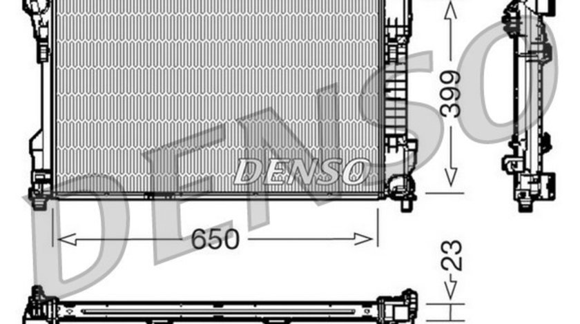 Radiator, racire motor MERCEDES-BENZ C-CLASS T-Model (S203) DENSO DRM17081