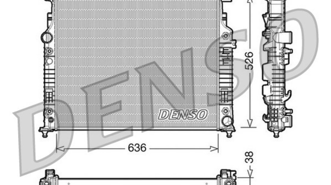 Radiator, racire motor MERCEDES-BENZ GL-CLASS (X164) DENSO DRM17006