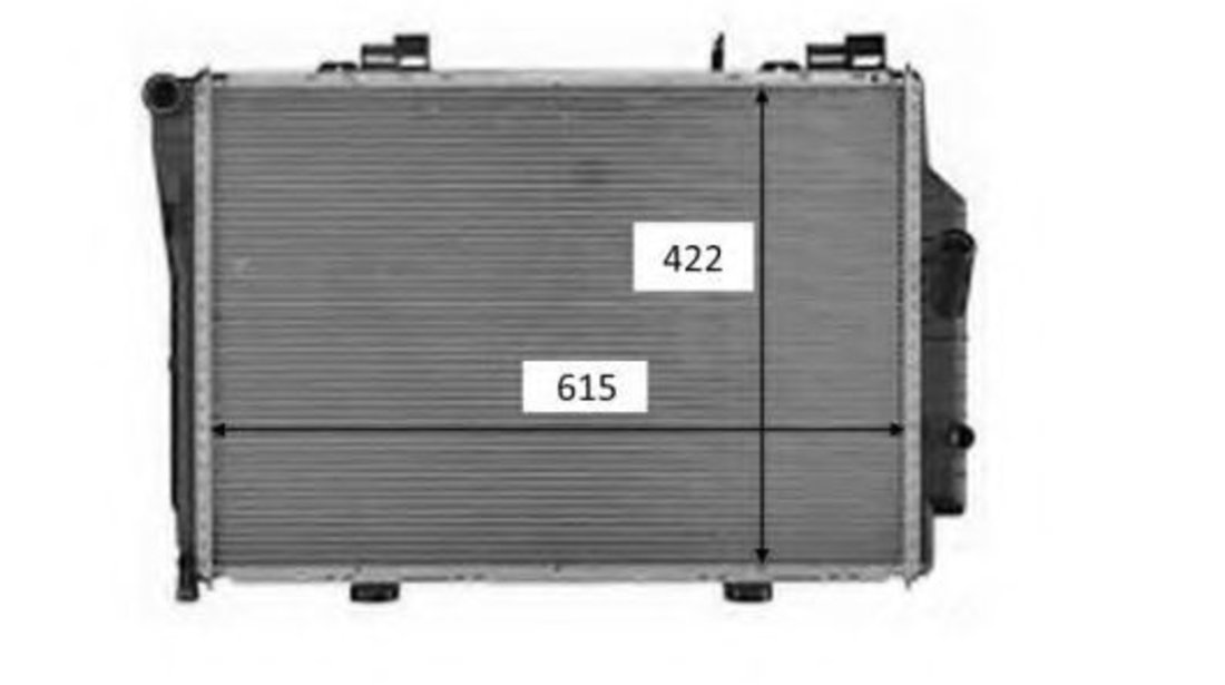 Radiator, racire motor MERCEDES C-CLASS Combi (S202) (1996 - 2001) NRF 58489 piesa NOUA