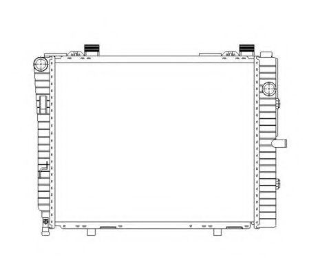 Radiator, racire motor MERCEDES C-CLASS (W202) (1993 - 2000) NRF 50593 piesa NOUA