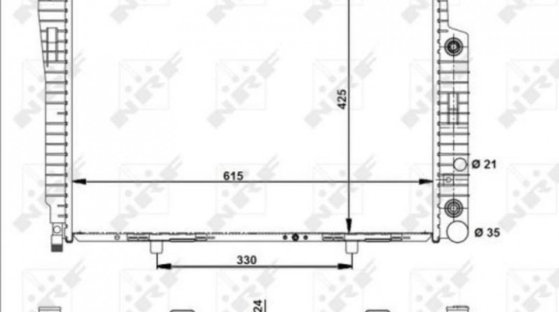 Radiator, racire motor Mercedes C-CLASS (W202) 1993-2000 #2 01062051