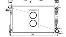 Radiator, racire motor MERCEDES C-CLASS (W203) (20...