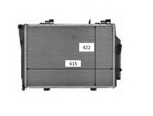 Radiator, racire motor MERCEDES CLK (C208) (1997 - 2002) NRF 58489 piesa NOUA