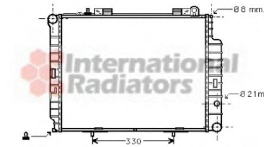 Radiator, racire motor MERCEDES E-CLASS Combi (S210) (1996 - 2003) VAN WEZEL 30002302 piesa NOUA