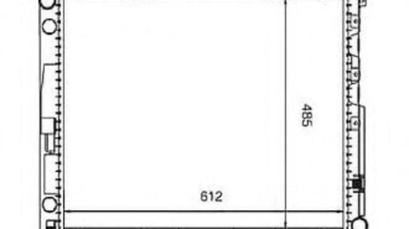 Radiator, racire motor MERCEDES E-CLASS (W124) (1993 - 1995) NRF 58253 piesa NOUA