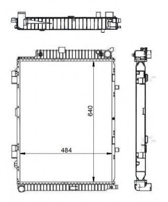 Radiator, racire motor MERCEDES E-CLASS (W210) (1995 - 2003) NRF 50579 piesa NOUA