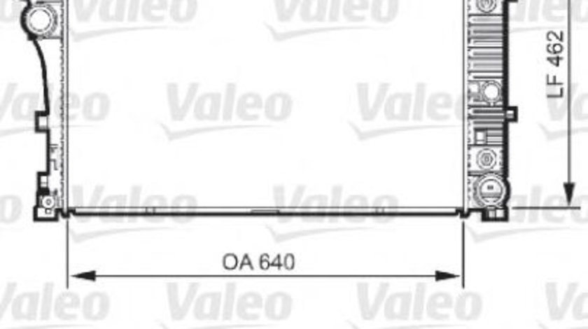 Radiator, racire motor MERCEDES S-CLASS Cupe (C216) (2006 - 2013) VALEO 735299 piesa NOUA