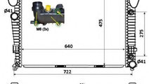 Radiator, racire motor MERCEDES S-CLASS (W220) (19...