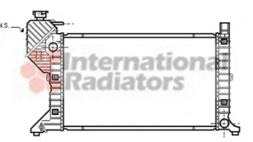 Radiator, racire motor MERCEDES SPRINTER 2-t platou / sasiu (901, 902) (1995 - 2006) VAN WEZEL 30002183 piesa NOUA