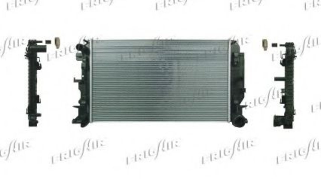 Radiator, racire motor MERCEDES SPRINTER 3,5-t caroserie (906) (2006 - 2016) FRIGAIR 0206.2087 piesa NOUA