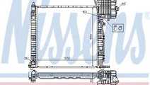 Radiator, racire motor MERCEDES VITO caroserie (63...
