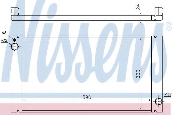 Radiator, racire motor MINI MINI (R56) (2006 - 2013) NISSENS 69705 piesa NOUA