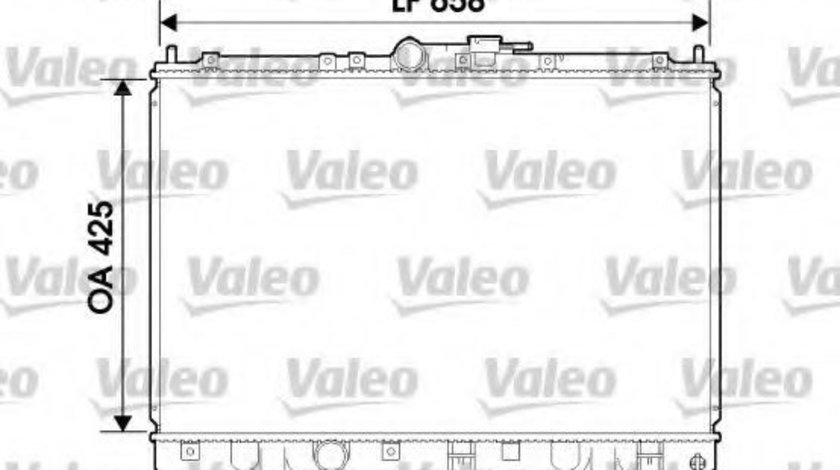 Radiator, racire motor MITSUBISHI PAJERO PININ (H6_W, H7_W) (1999 - 2007) VALEO 734198 piesa NOUA