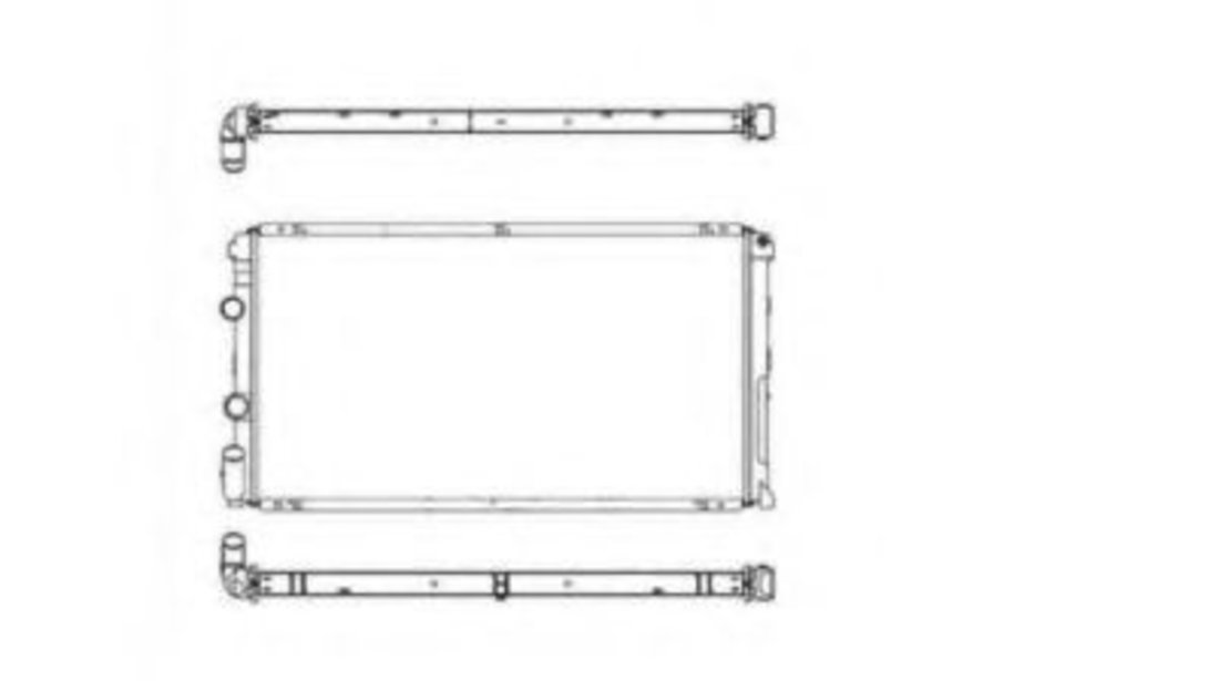 Radiator, racire motor NISSAN INTERSTAR caroserie (X70) (2002 - 2016) NRF 58213 piesa NOUA