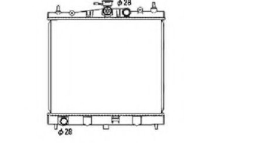 Radiator, racire motor NISSAN MICRA III (K12) (2003 - 2010) NRF 53476 piesa NOUA