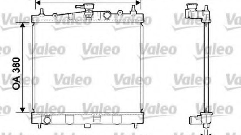 Radiator, racire motor NISSAN MICRA III (K12) (2003 - 2010) VALEO 734246 piesa NOUA