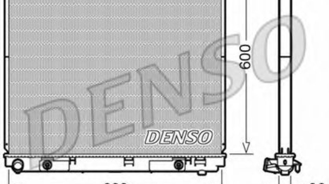Radiator, racire motor NISSAN NAVARA (D40) (2004 - 2016) DENSO DRM46042 piesa NOUA