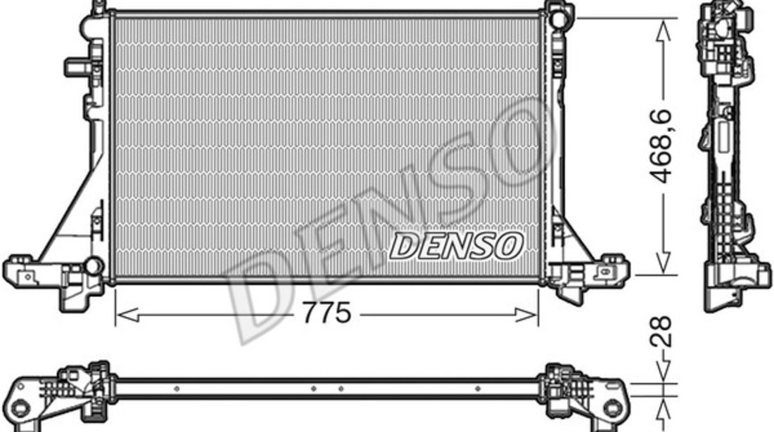 Radiator, racire motor NISSAN NV400 Van (X62, X62B) DENSO DRM23093