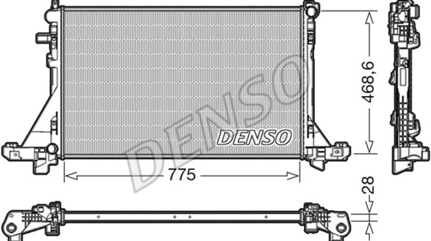 Radiator, racire motor NISSAN NV400 Van (X62, X62B) DENSO DRM23093