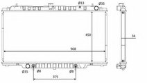 Radiator, racire motor NISSAN PATROL GR V Wagon (Y...