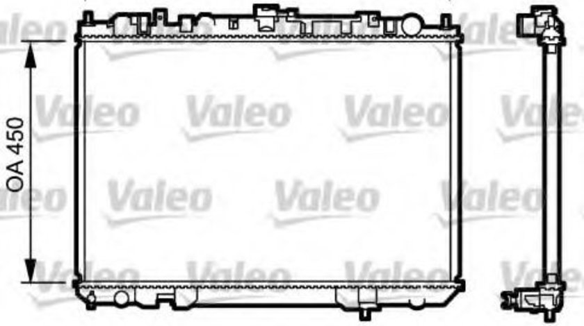 Radiator, racire motor NISSAN X-TRAIL (T30) (2001 - 2013) VALEO 735081 piesa NOUA