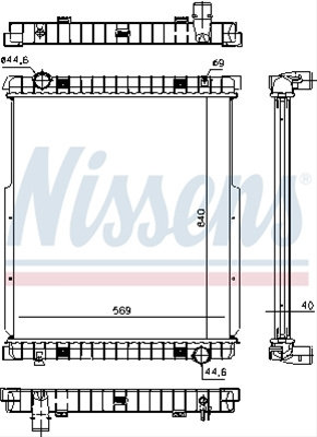 Radiator, Racire Motor Nissens Ginaf 63332
