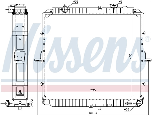 Radiator, Racire Motor Nissens Kia 66622