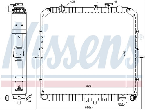 Radiator, Racire Motor Nissens Kia 66622