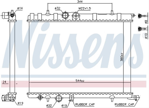 Radiator, Racire Motor Nissens Peugeot 63502
