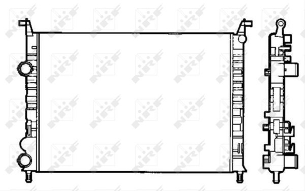 Radiator, Racire Motor Nrf Fiat 58195