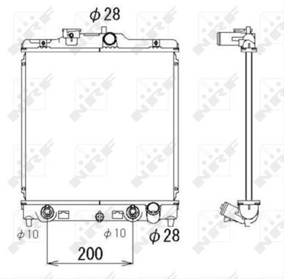 Radiator, Racire Motor Nrf Honda 536355