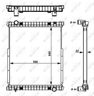 Radiator, Racire Motor Nrf Iveco 53538