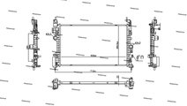 Radiator racire motor Opel Adam 1.4 2012- NOU 3905...