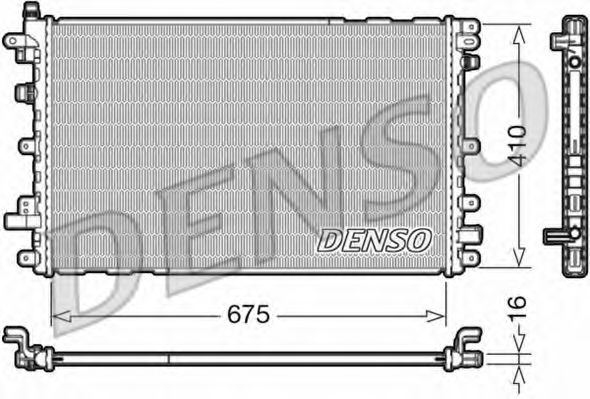 Radiator, racire motor OPEL AMPERA (2011 - 2016) DENSO DRM20113 piesa NOUA