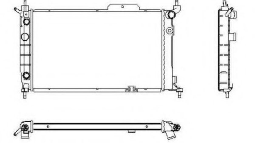 Radiator, racire motor OPEL ASTRA F Combi (51, 52) (1991 - 1998) NRF 54201 piesa NOUA