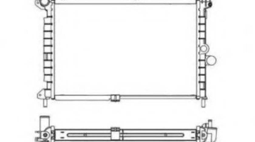 Radiator, racire motor OPEL ASTRA F Combi (51, 52) (1991 - 1998) NRF 55308 piesa NOUA