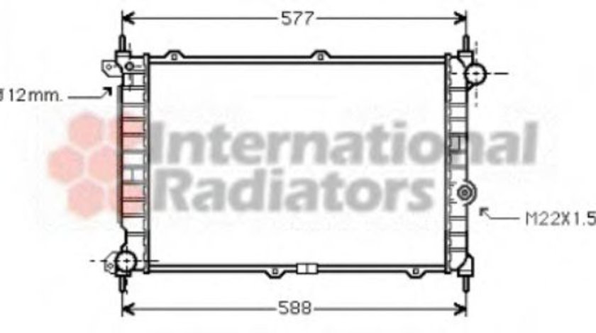 Radiator, racire motor OPEL ASTRA F Combi (51, 52) (1991 - 1998) VAN WEZEL 37002207 piesa NOUA