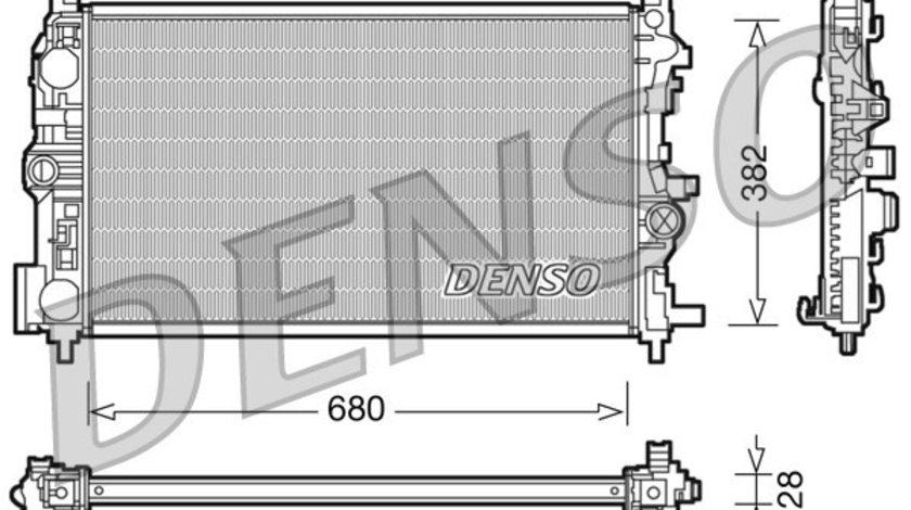 Radiator, racire motor OPEL ASTRA J GTC DENSO DRM20078