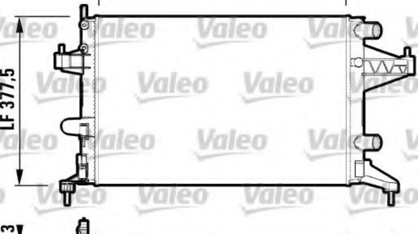 Radiator, racire motor OPEL CORSA C (F08, F68) (2000 - 2009) VALEO 732825 piesa NOUA