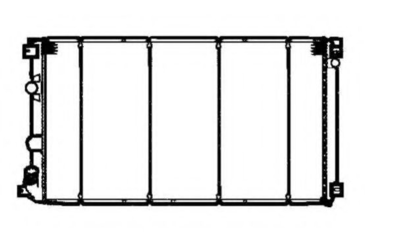 Radiator, racire motor OPEL MOVANO Combi (J9) (1998 - 2010) NRF 58324 piesa NOUA