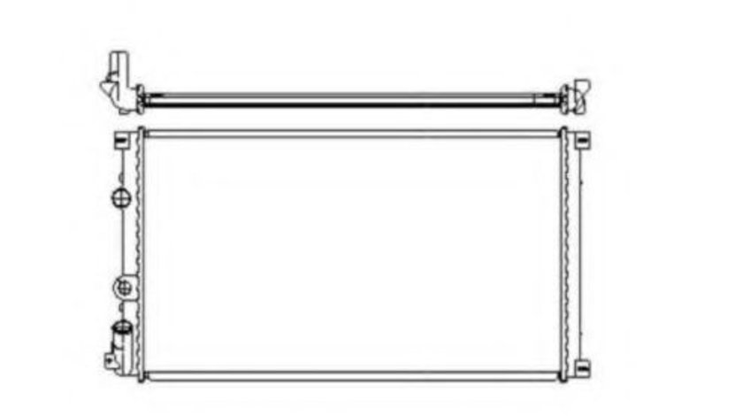 Radiator, racire motor OPEL MOVANO platou / sasiu (U9, E9) (1998 - 2010) NRF 55350 piesa NOUA