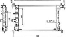 Radiator, racire motor OPEL VECTRA B (36) (1995 - ...