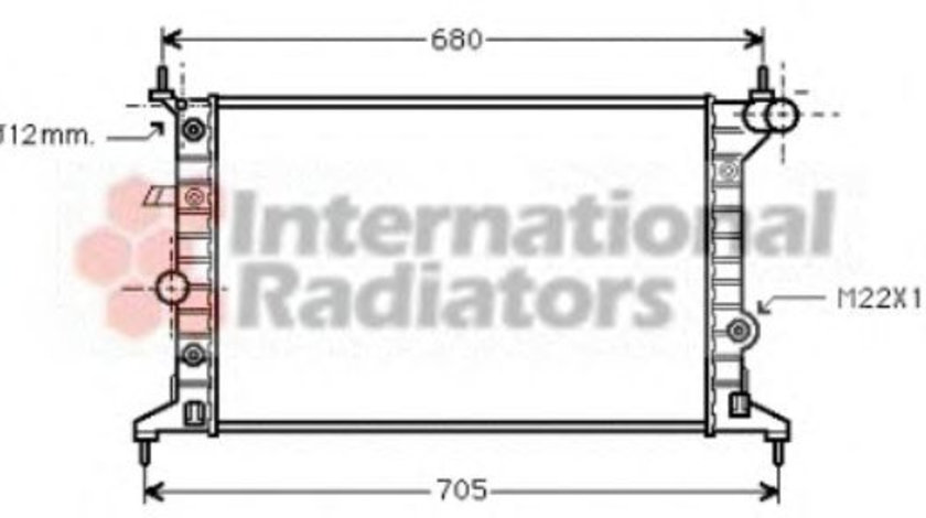 Radiator, racire motor OPEL VECTRA B Hatchback (38) (1995 - 2003) VAN WEZEL 37002219 piesa NOUA