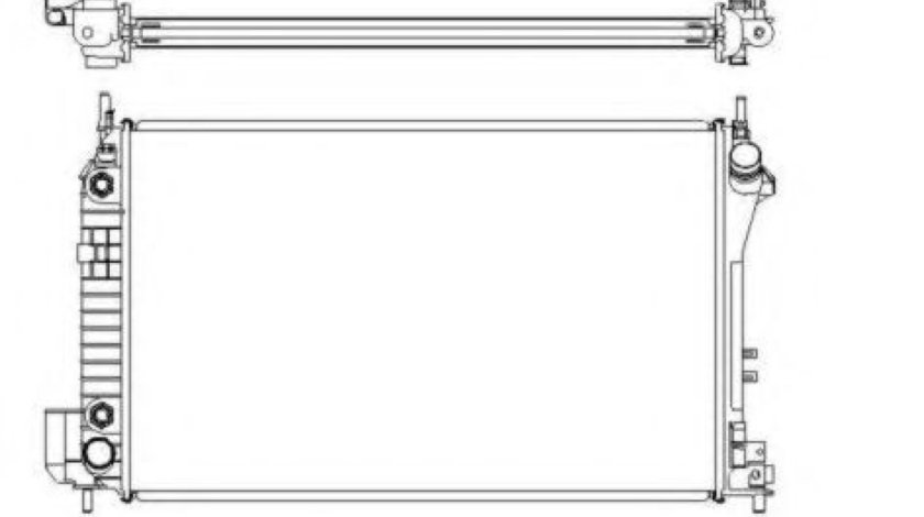 Radiator, racire motor OPEL VECTRA C (2002 - 2016) NRF 58294 piesa NOUA