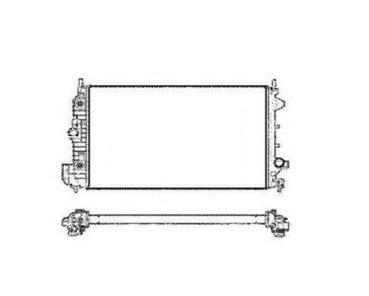 Radiator, racire motor OPEL VECTRA C Combi (2003 - 2016) NRF 58205 piesa NOUA