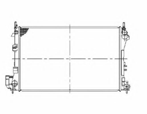 Radiator, racire motor OPEL VECTRA C Combi (2003 - 2016) NRF 58293 piesa NOUA