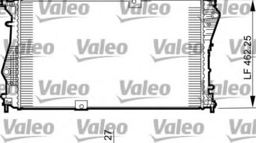 Radiator, racire motor OPEL VIVARO caroserie (F7) (2001 - 2014) VALEO 735599 piesa NOUA