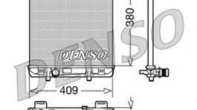 Radiator, racire motor PEUGEOT 1007 (KM) (2005 - 2016) DENSO DRM21024 piesa NOUA