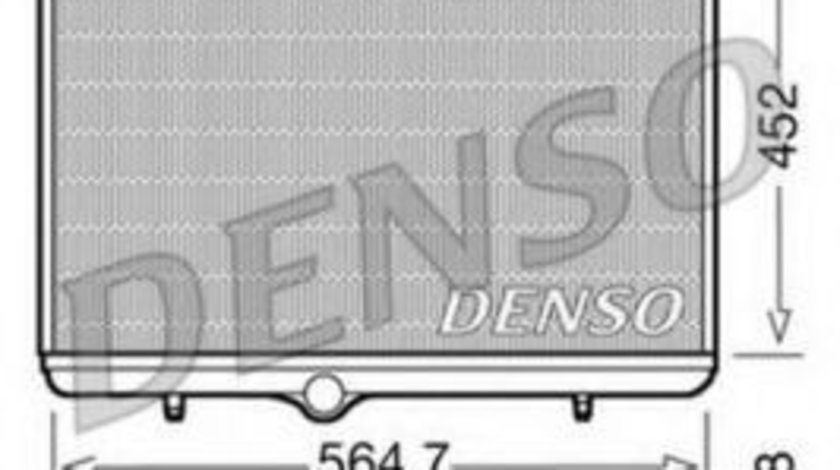 Radiator, racire motor PEUGEOT 207 SW (WK) (2007 - 2016) DENSO DRM21055 piesa NOUA