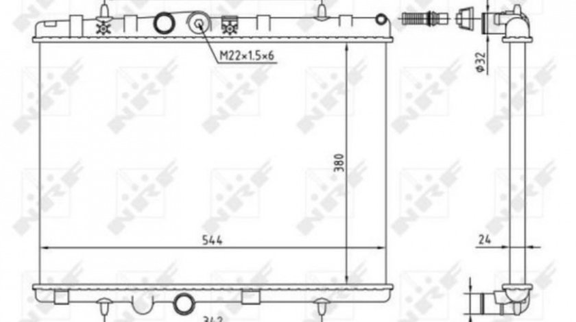 Radiator, racire motor Peugeot 301 2012-2016 #2 1083081